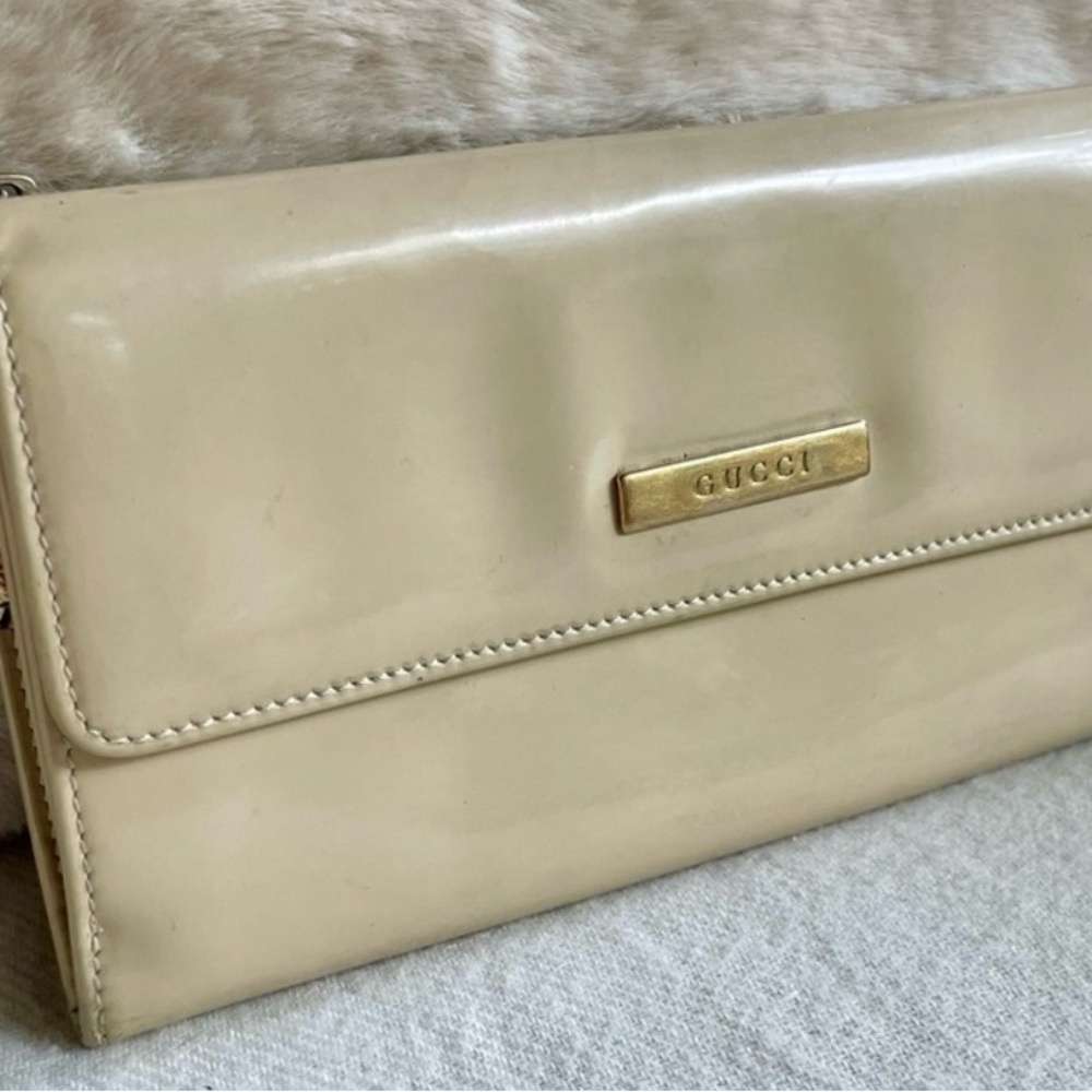 Vintage Gucci Patent Leather Wallet